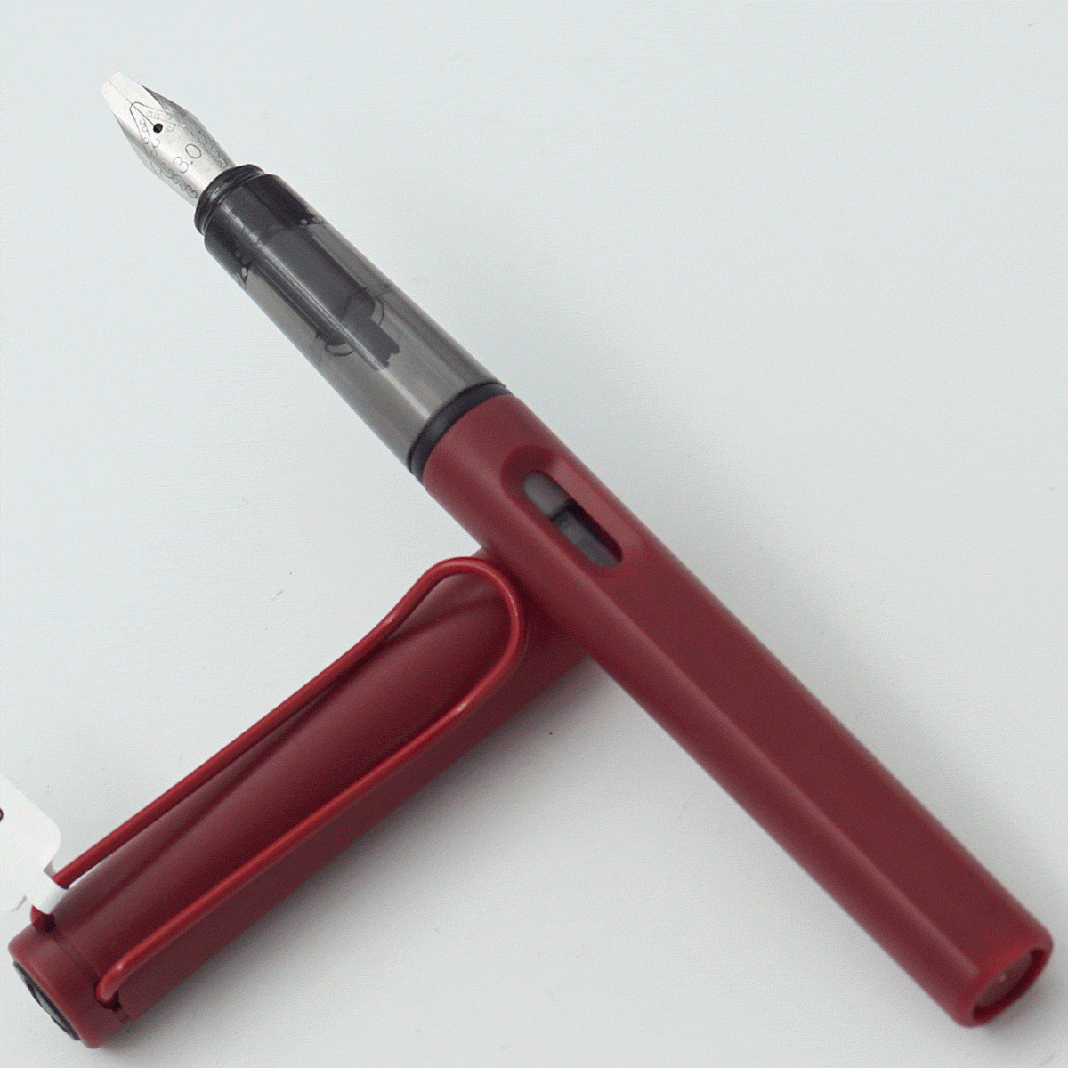 Luoshi 3987 Maroon Color Body With Cap 3.0 Nib Converter Type Calligraphy Fountain Pen SKU 24233