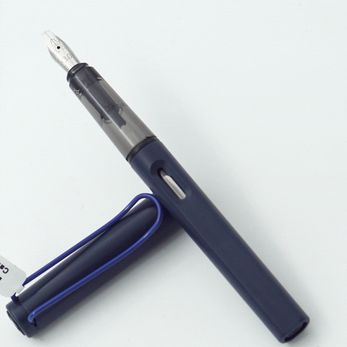 Luoshi 3987 Blue Color Body With Cap 3.0 Nib Converter Type Calligraphy Fountain Pen SKU 24235