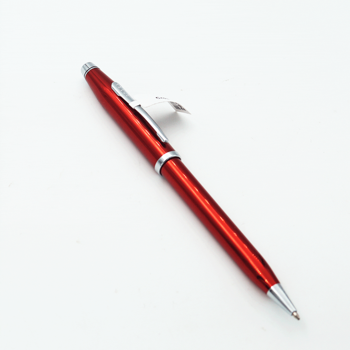 Cross Century II Red Color Body With Silver Clip Twist Type Ball Pen SKU 24345