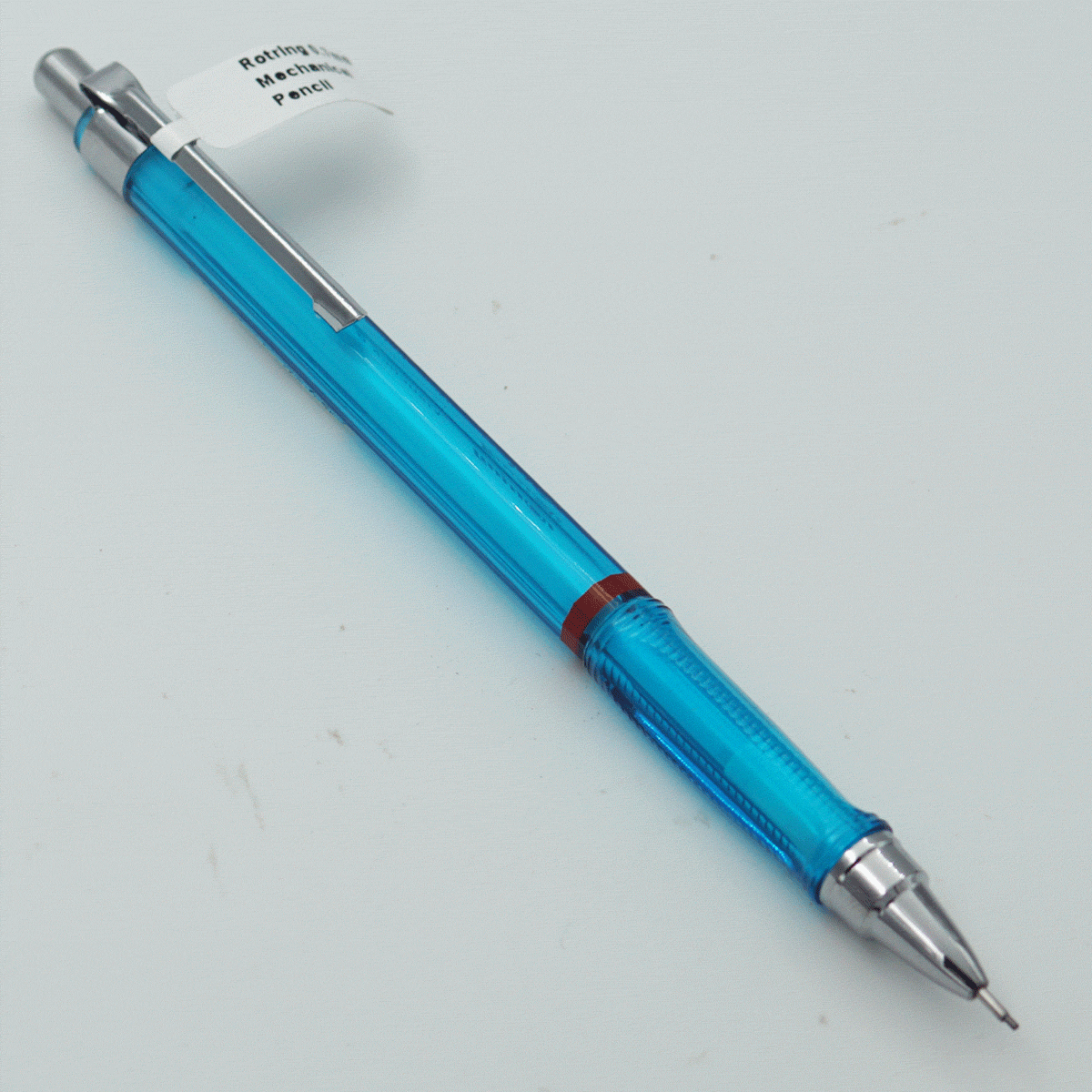 Rotring Visuclick 0.7mm Transparent Blue Color Body With Silver Clip Mechanical Pencil SKU 24404