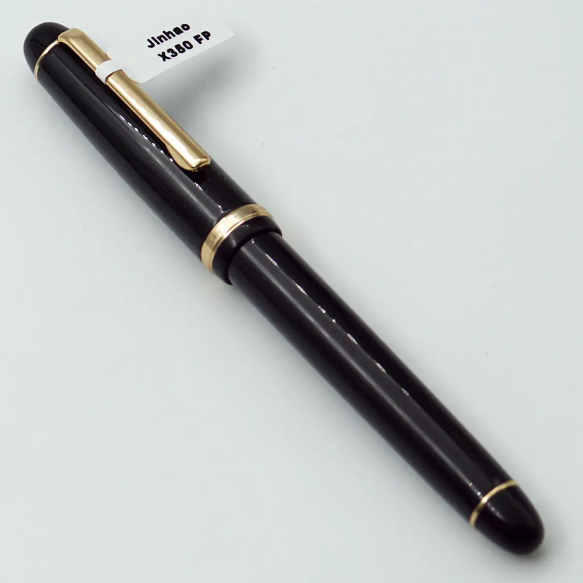 Jinhao 350 Glossy Black Color Body With 35 Fine Nib With Golden