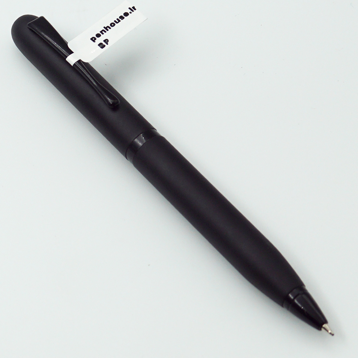 penhouse.in Matte Black Color Body With Black Clip Fine Tip Twist Type Ball pen SKU 24553