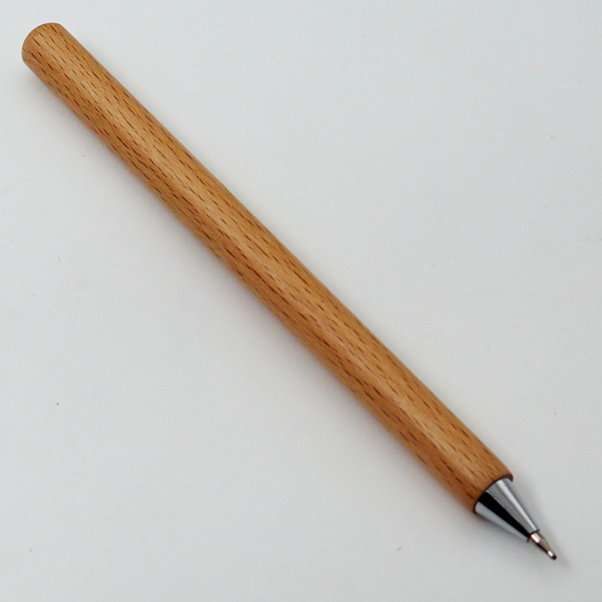 penhouse.in 3 in 1 Wooden Finish Body With Fine Tip Without Cap And Keychin With Pen Stand Set SKU24583