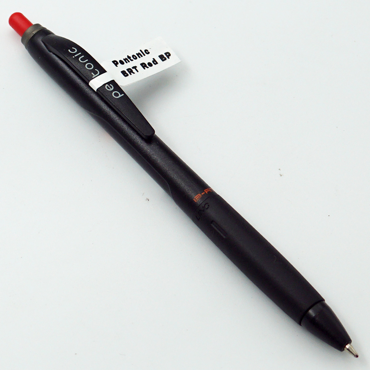 pentonic BRT Black Color Body With 0.7mm Tip Red Writing Retractable Type Ball Pen SKU 24590