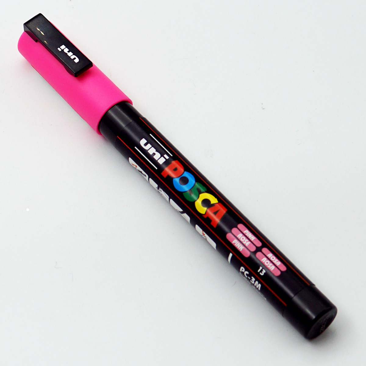 Uniball Posca PC-3M Bullet Fine Tip 0.9 - 1.3mm Pink Color and Water Based Paint Marker SKU24611