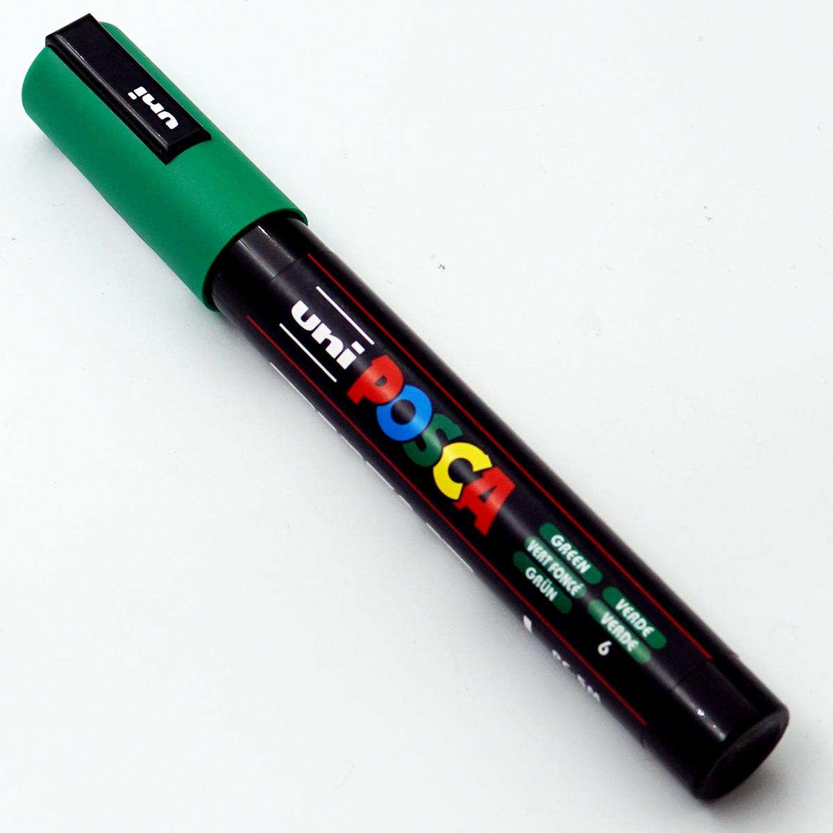 Uniball Posca PC-5M Bullet Medium Tip 1.8 - 2.5mm Green Color and Water Based Paint Marker SKU24621