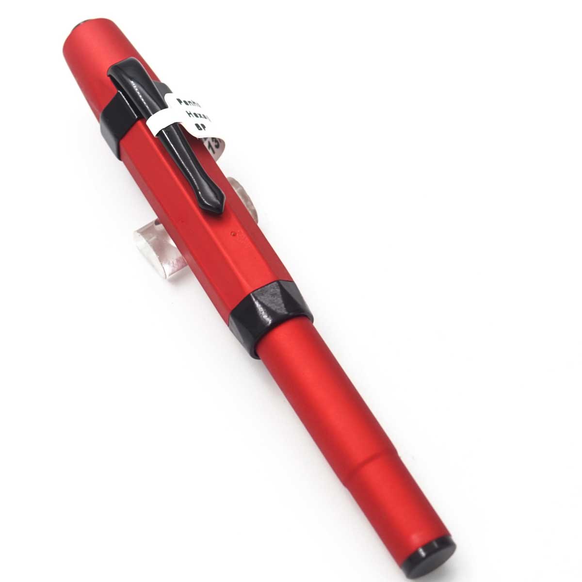 Penhouse.in Hexagon Design Matte Red Color Fine Tip Magnetic Cap Type Short Ball Pen  SKU 25137