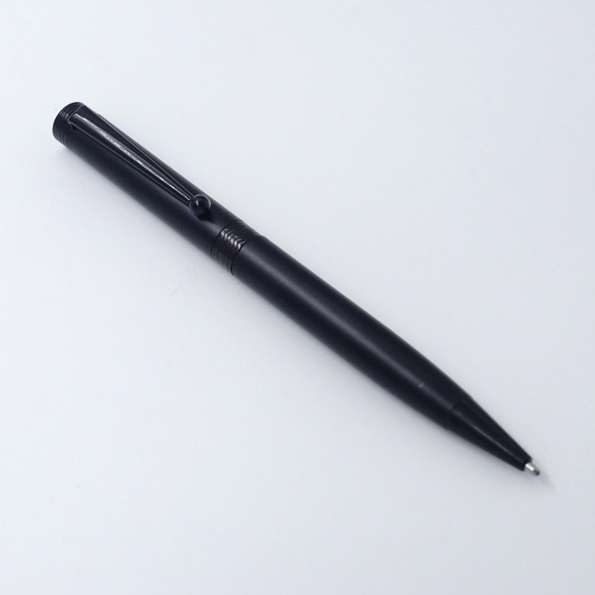 penhouse.in Matt Black Color Body Black Color Clip Twist Type Ball Pen  SKU 25240