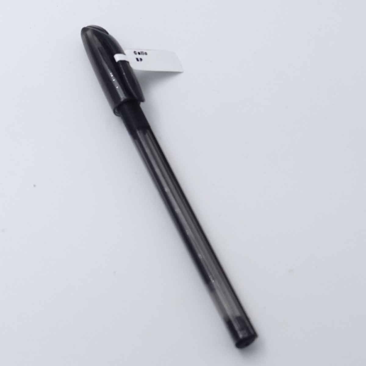 Cello Trimate Plus Black Color Body With Cap Black Color Grip 1.0mm Medium Tip Ball Pen SKU 25305