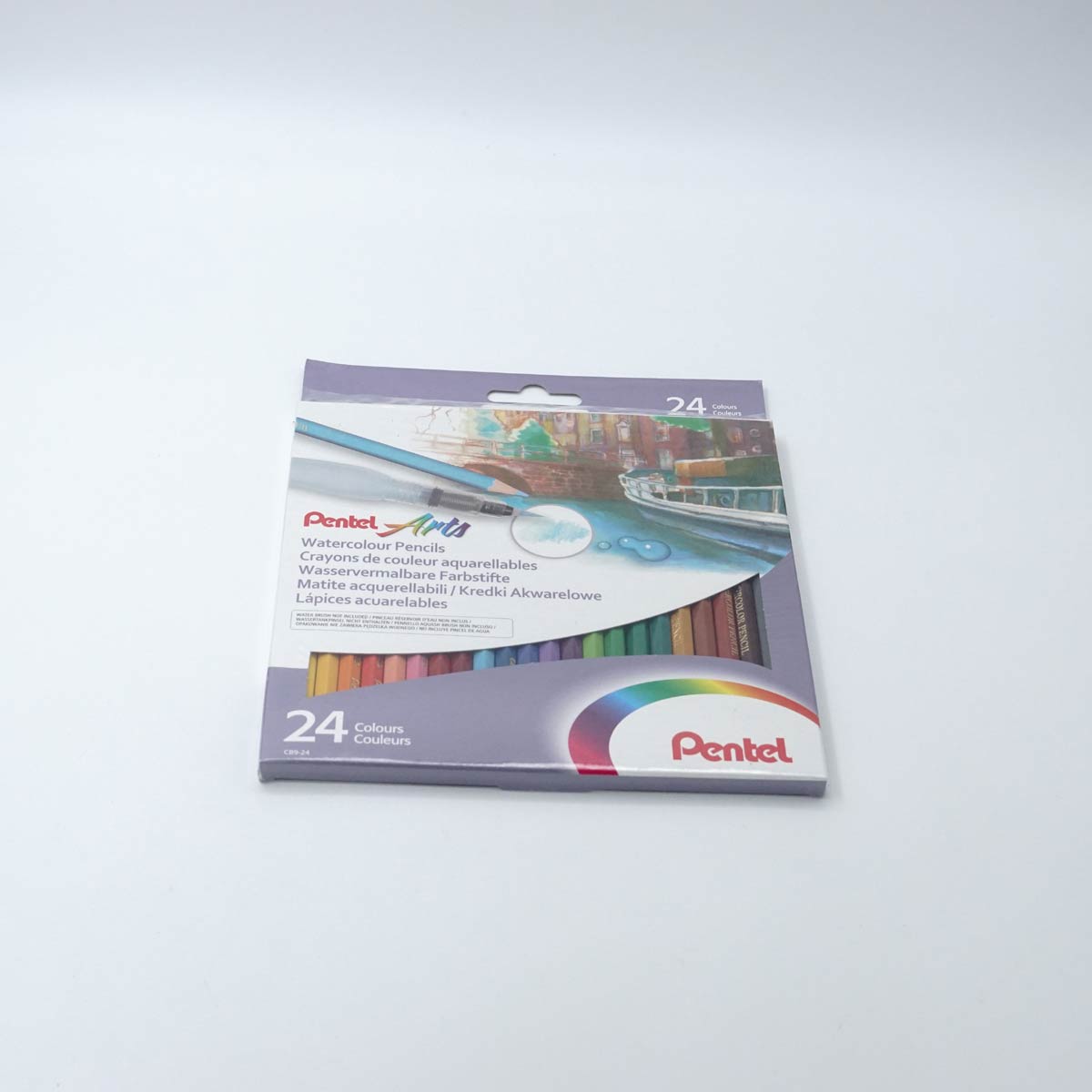Pentel CB9-24 Arts Water Color Pencils 24 Colors  SKU 25342