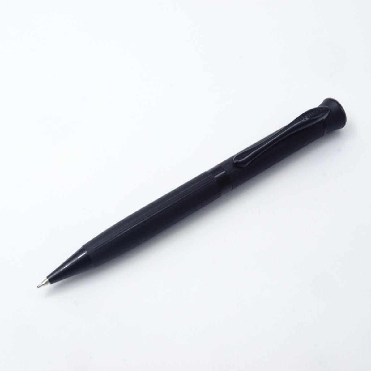 Submarine 1072 Matt Black Color Body With Top On Stone And Fine Tip Twist Type Ball Pen SKU 25576