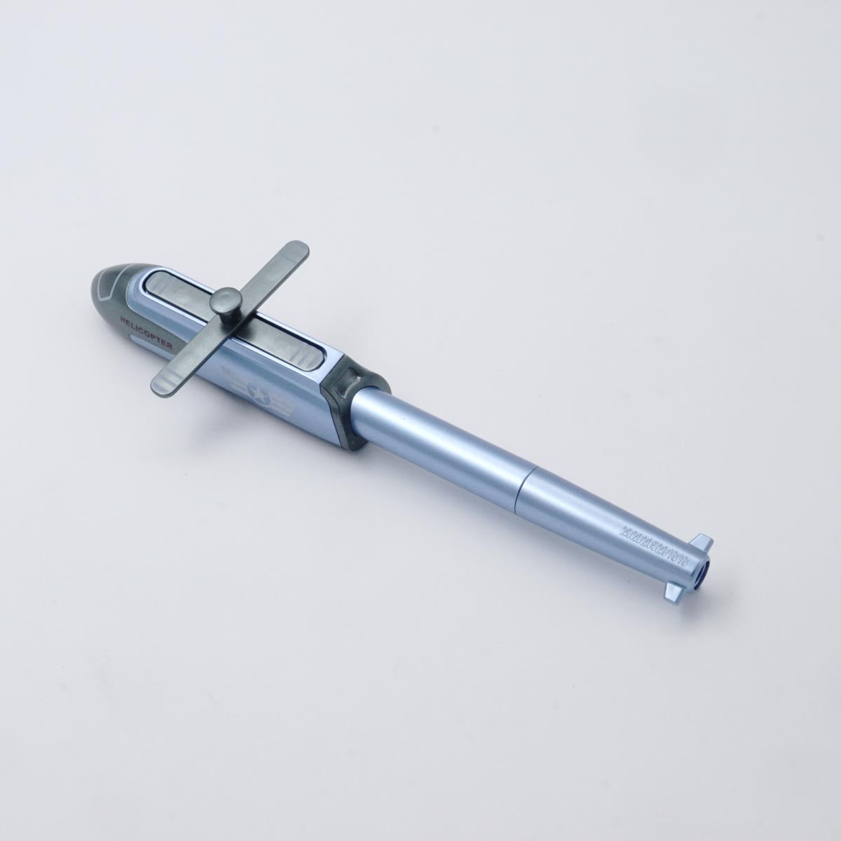 penhouse.in Pens Blue color Body With Helicopter Design cap type Gel Pen SKU 52121