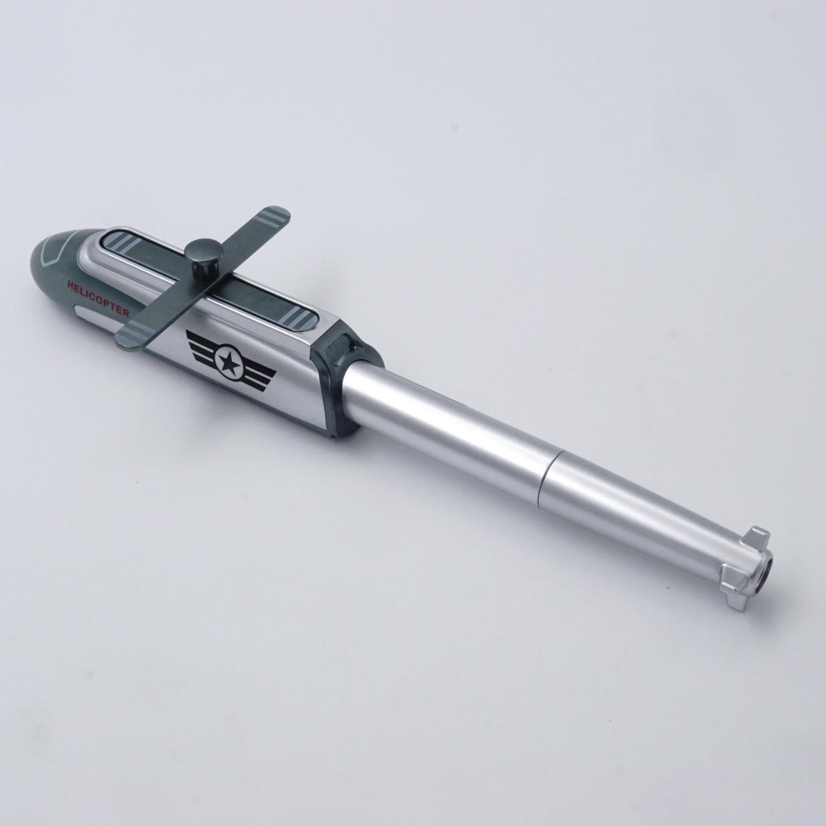 penhouse.in Silver color Body With Helicopter Design cap type Gel Pen SKU 52119