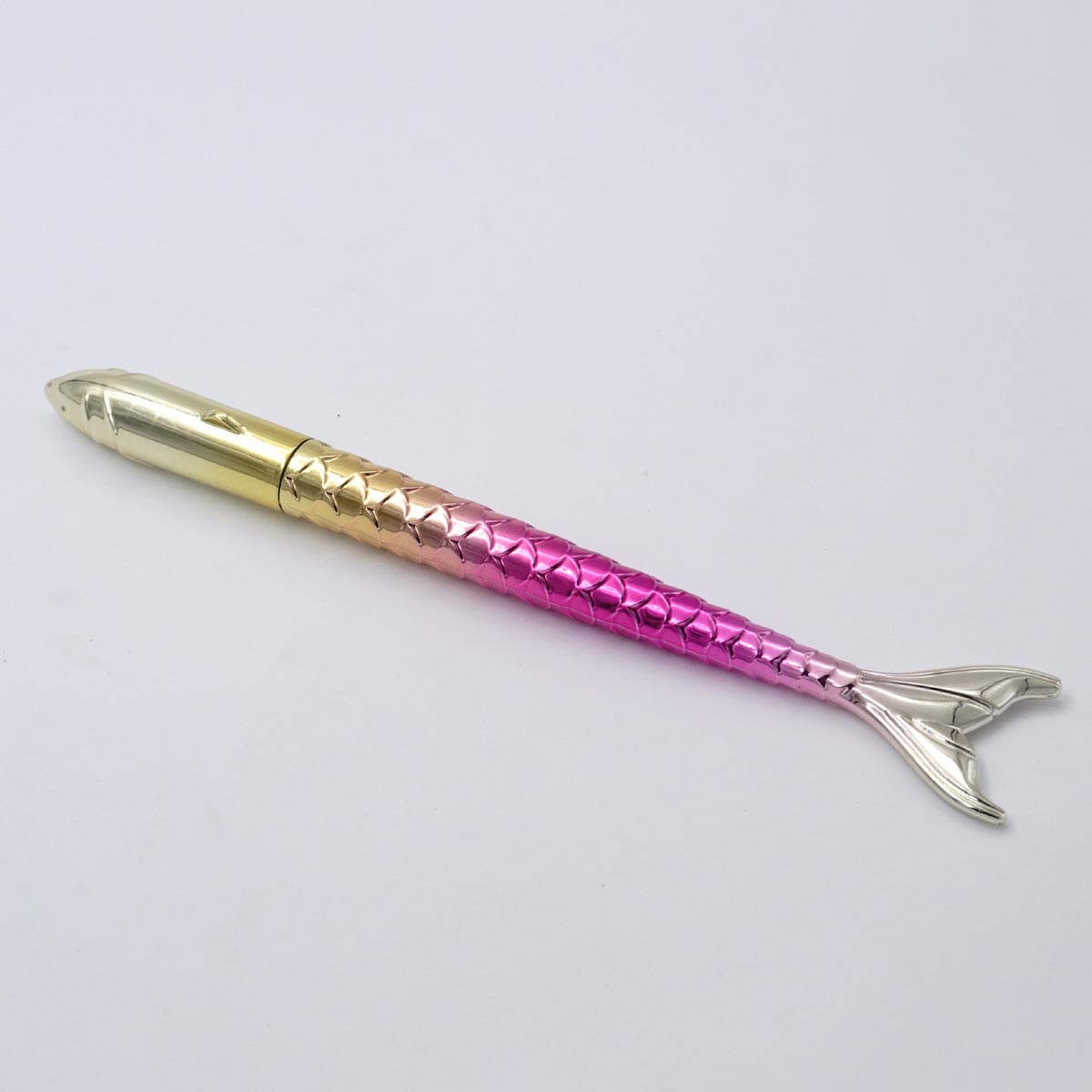 penhouse.in Mermaid Shiny Gold Pink Mixed Design Body With Fine Tip Gel Pen  SKU 25617