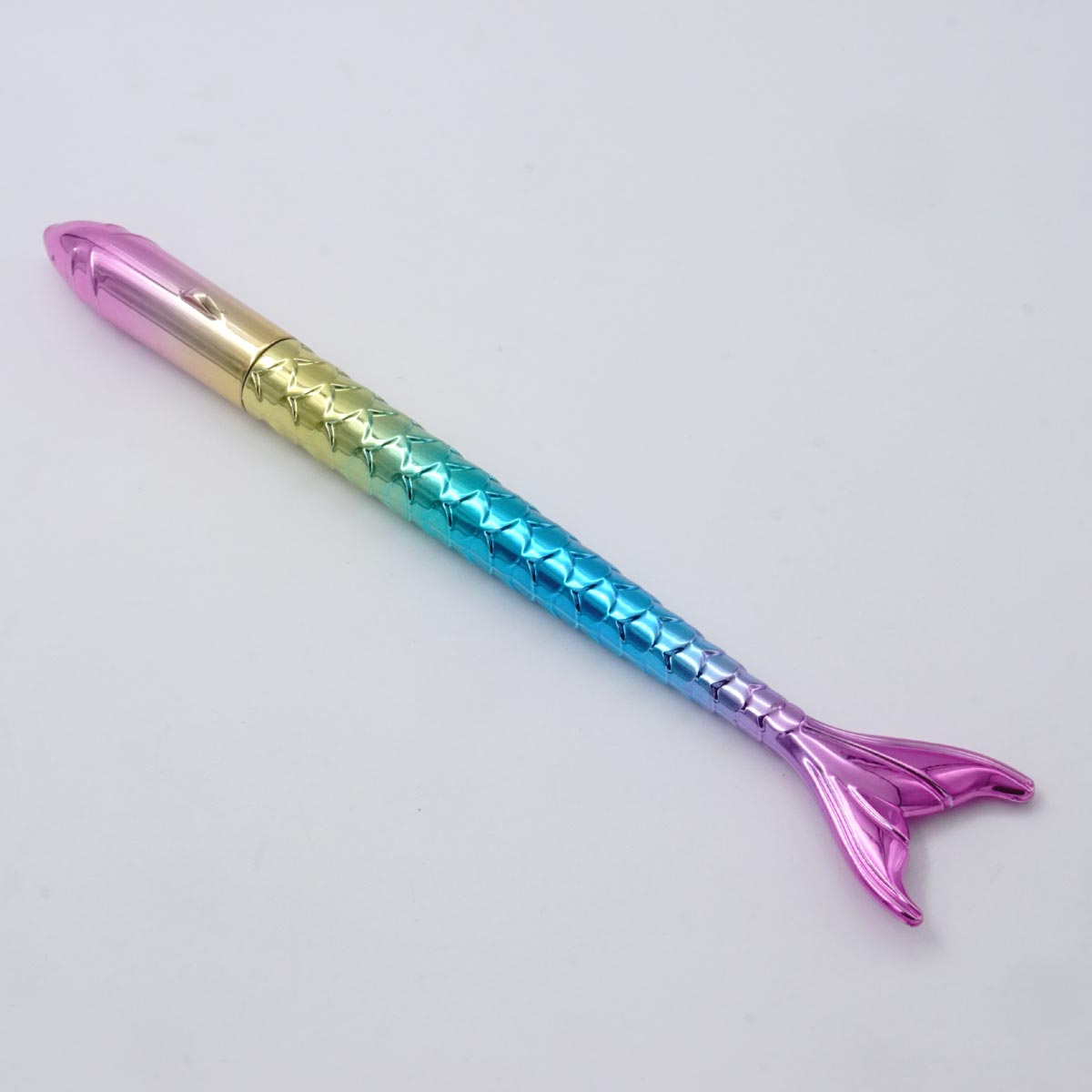 penhouse.in Mermaid Shiny Light Pink Gold Blue Mixed Design Body With Fine Tip Gel Pen  SKU 25618