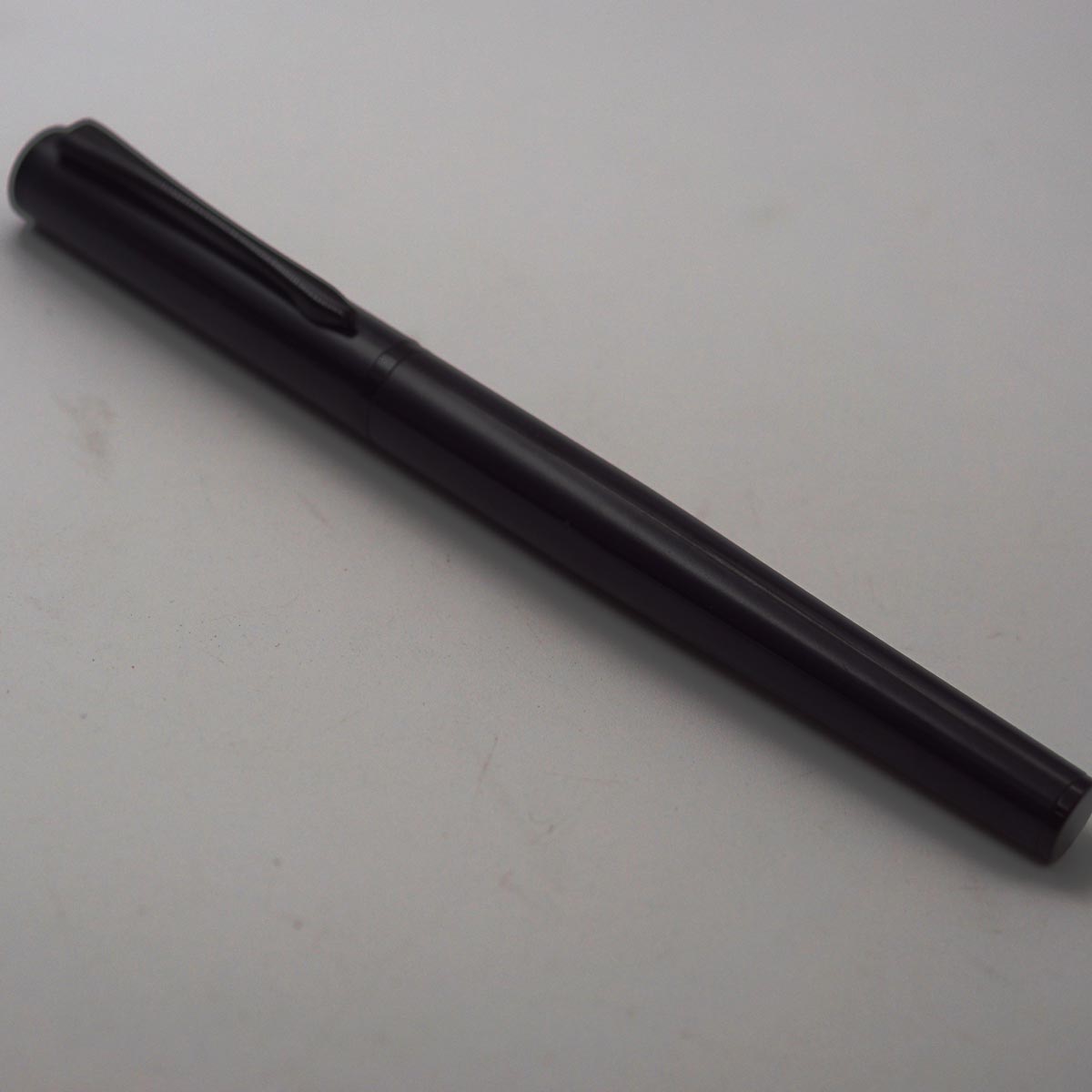 Yiren 3953 Black With Black Line Body With  Black Clip And Grip EF Nib Converter Type Fountain Pen  SKU 25646