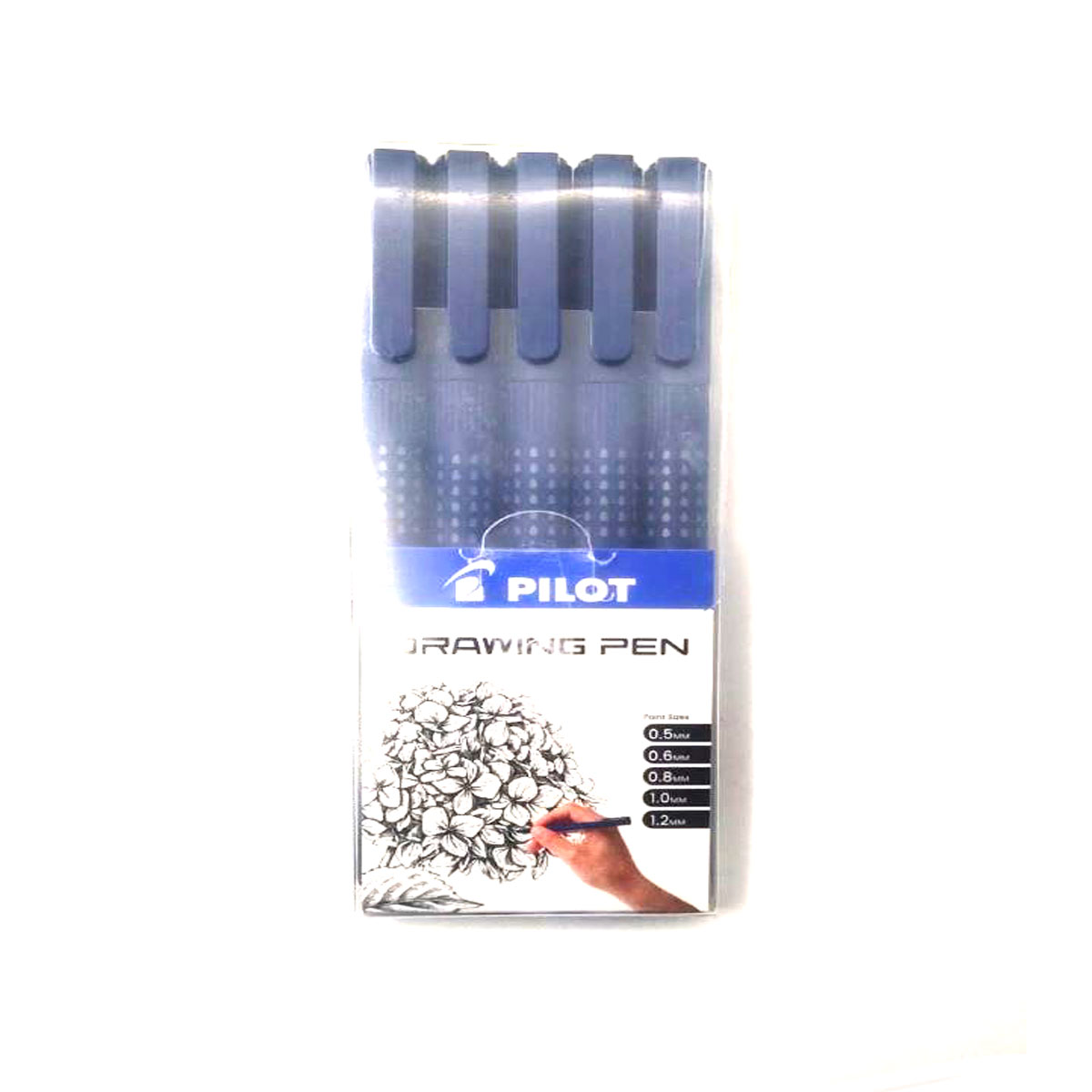 Pilot 1140 Drawing pen Set of 5  Blue Color  SKU 25680