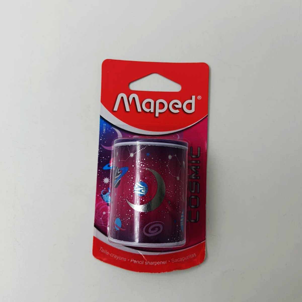 Maped 044112 Purple Color With Planets Design Sharpener SKU 25794