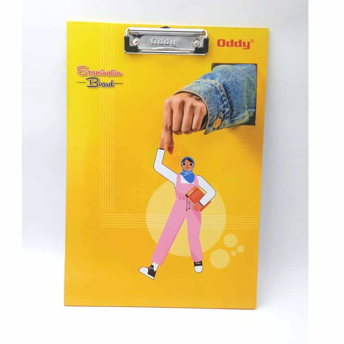 Oddy Yellow Color Exam Writing Board SKU 25932