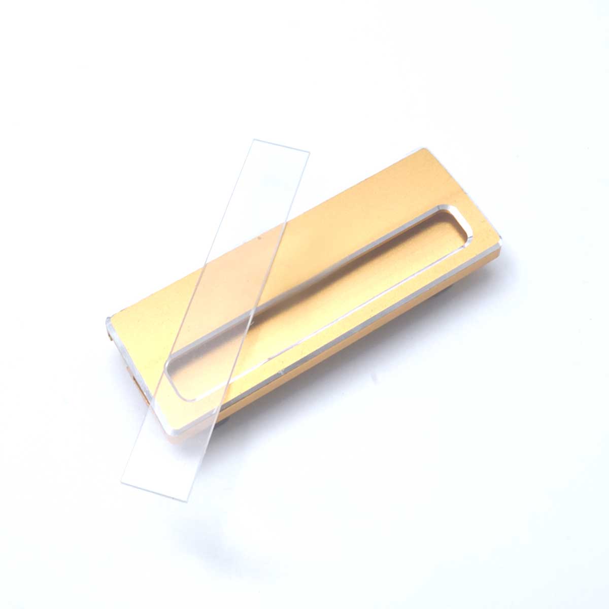 penhouse.in  Gold Color Acrylic Metal Batch SKU 25981
