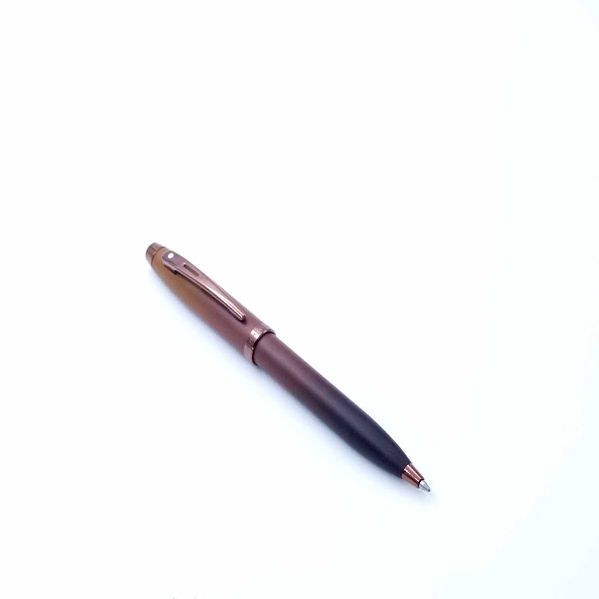 Sheaffer 9374 Coffee Edition Matt Brown Twist Type Ball Pen Fine Nib SKU 26263