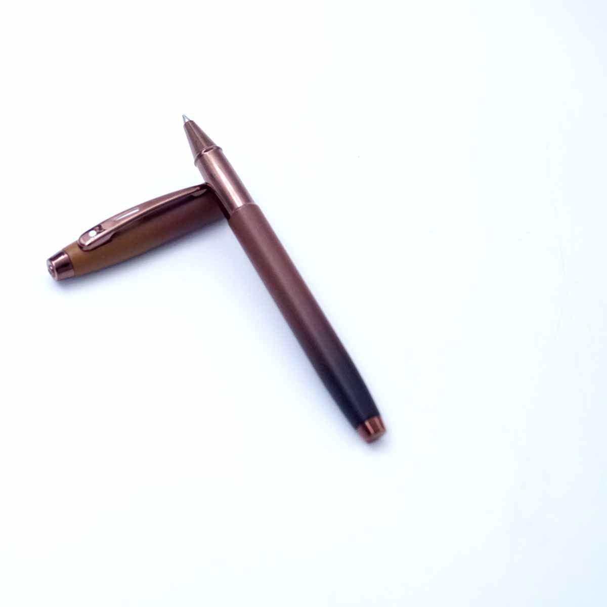 Sheaffer 9428 Coffee Edition Matt Brown Cap Type Roller Ball Pen SKU 26268