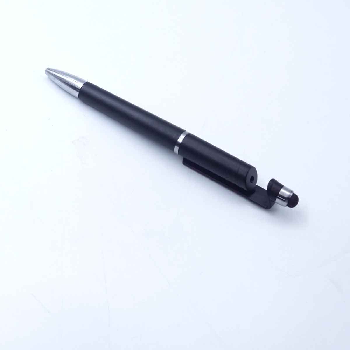 penhouse.in Stylish Ball Pen With Mobile Touch Black Color Twist Type SKU 26334