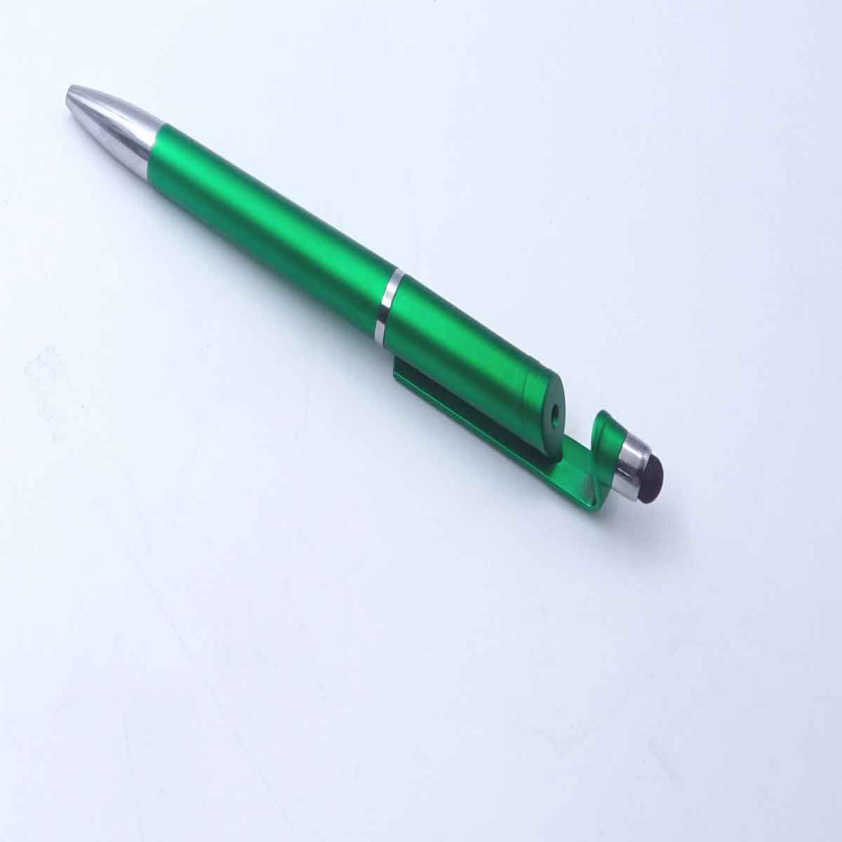 penhouse.in Stylish Ball Pen With Mobile Touch Green Color Twist Type SKU 26338