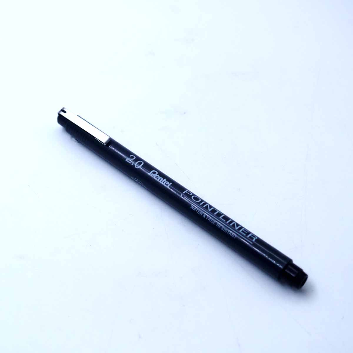 Pentel Pointliner 2.0 Tip Black Colour SKU 26366