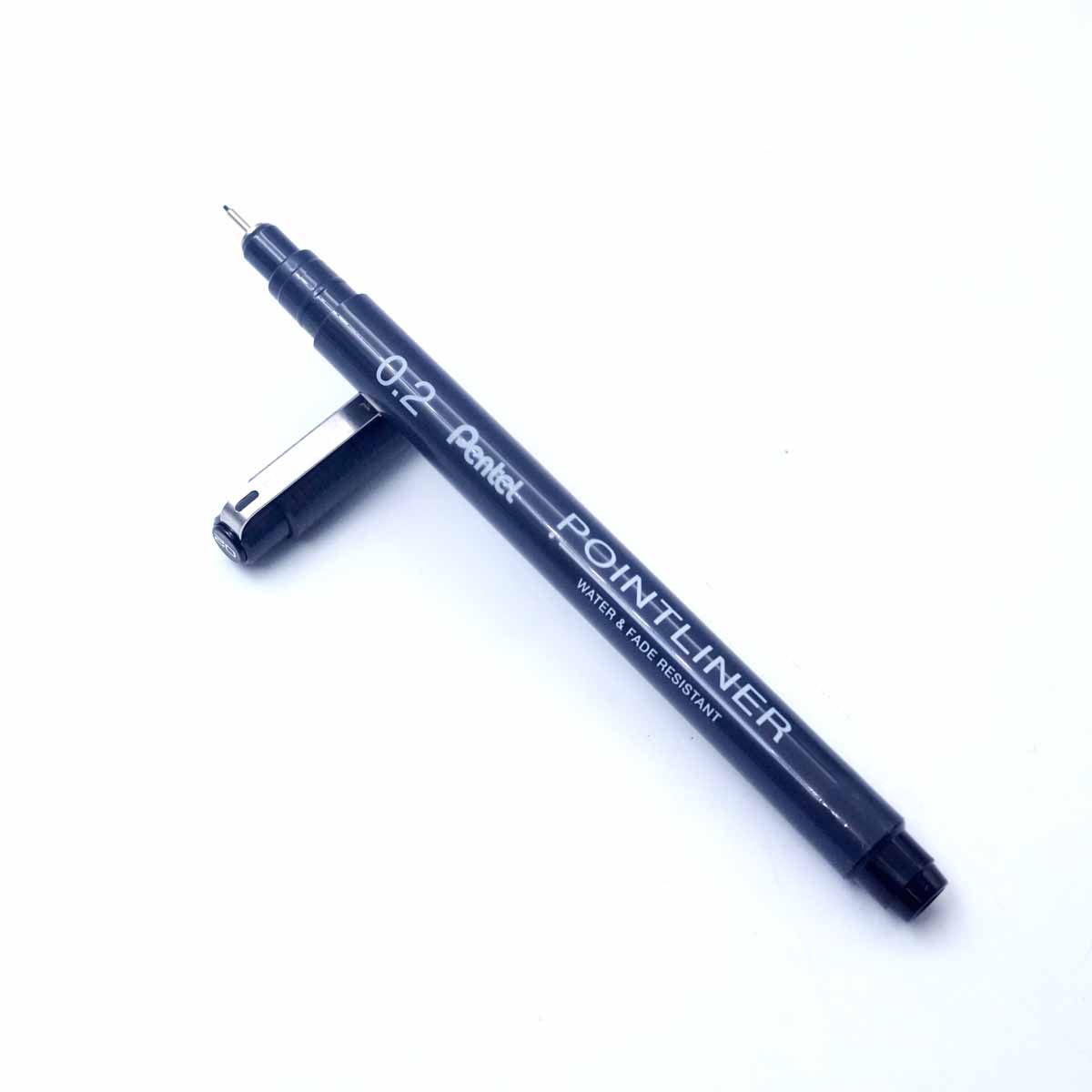 Pentel Pointliner 0.2 Tip Black Colour SKU 26376