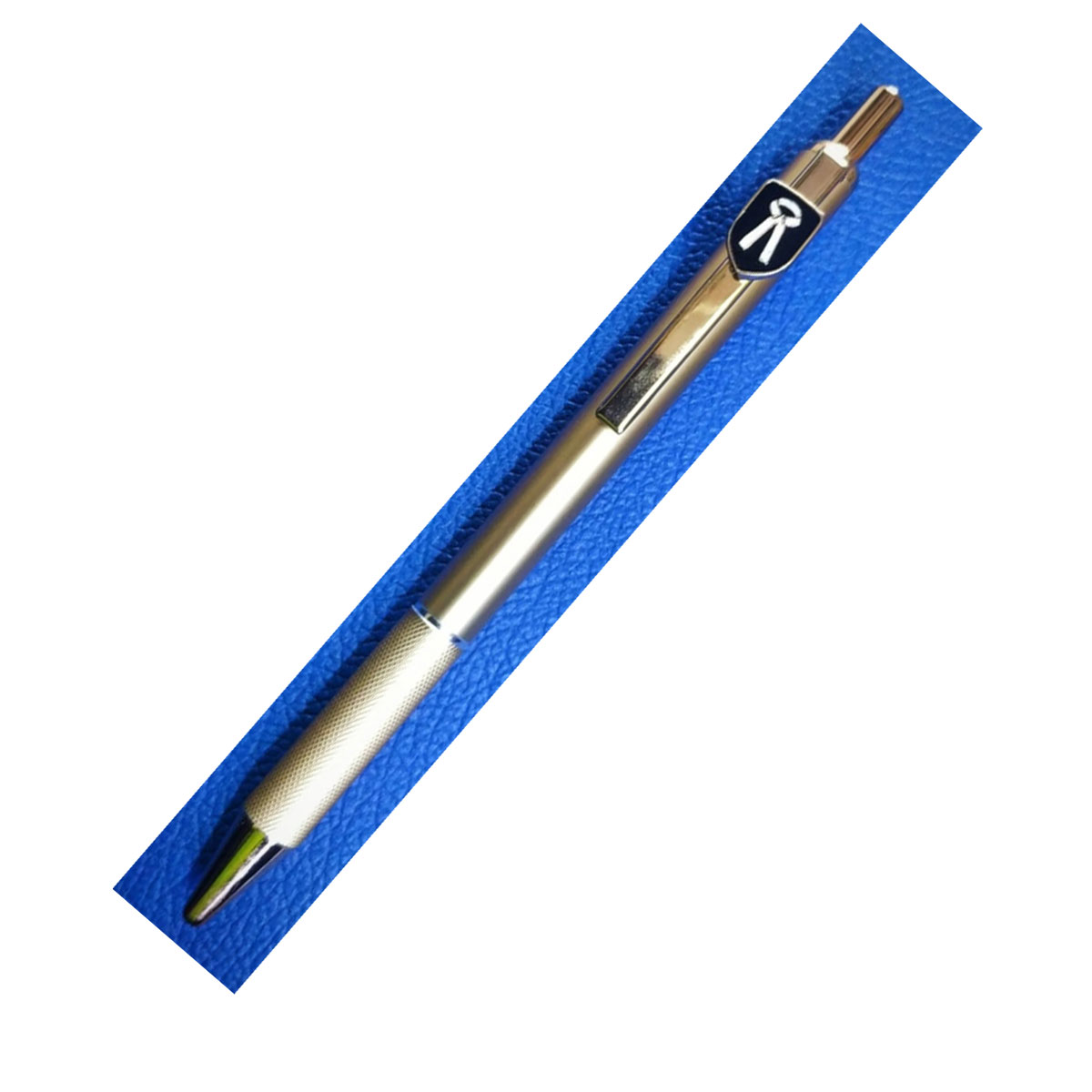 penhouse.in Gold Color Body On top Advocate Symbol Retractable Ball Pen SKU 26425