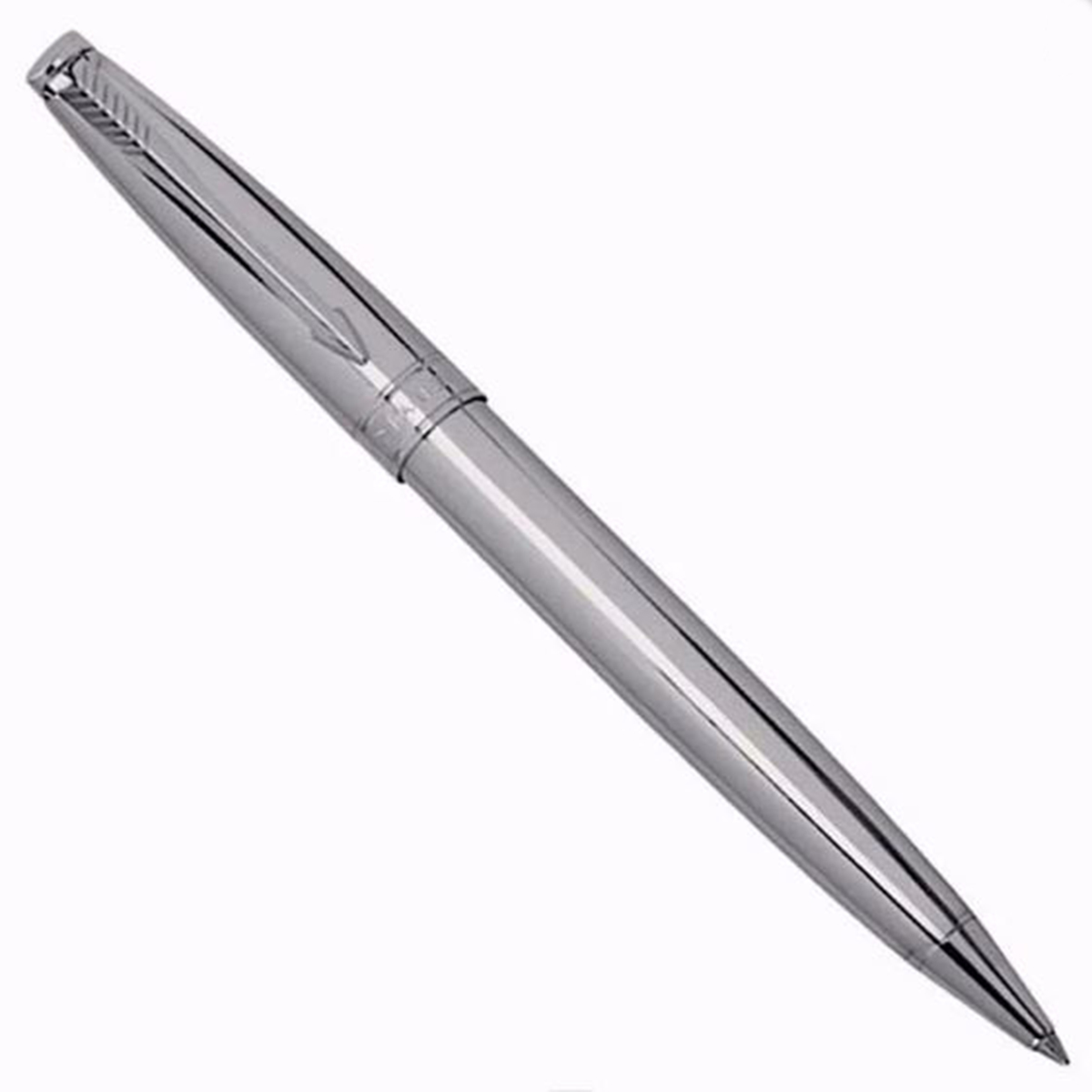 Parker Fusion shiny chrome Trim Twist type Ball pen SKU 26444