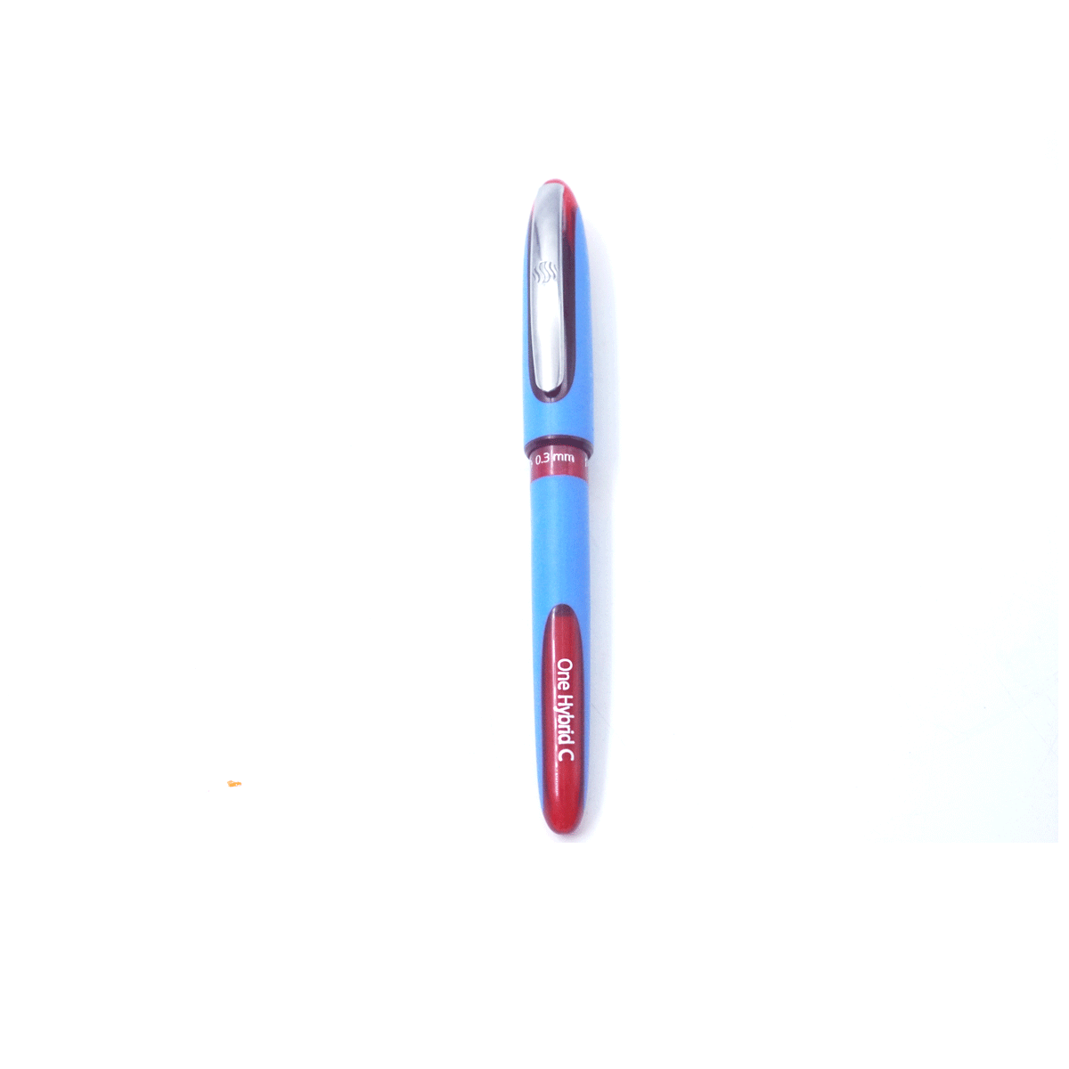 Schneider Blue Color Body With Silver Clip 0.3mm Cone Tip Red Writing Rollerball Pen  SKU 26553