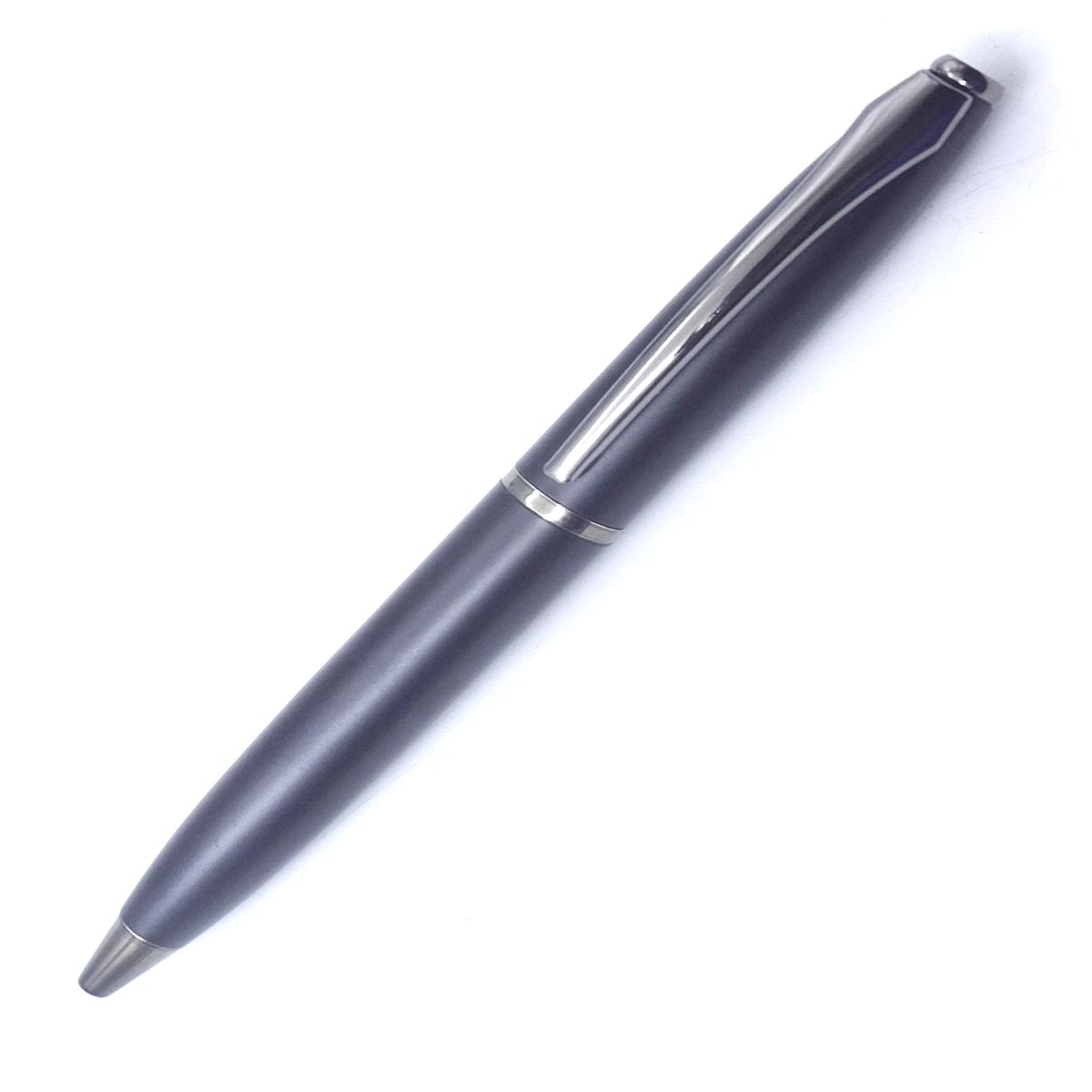 penhouse.in 909 matt Black Color Twist Type Silver Clip Medium Nib Ball Pen SKU 26563