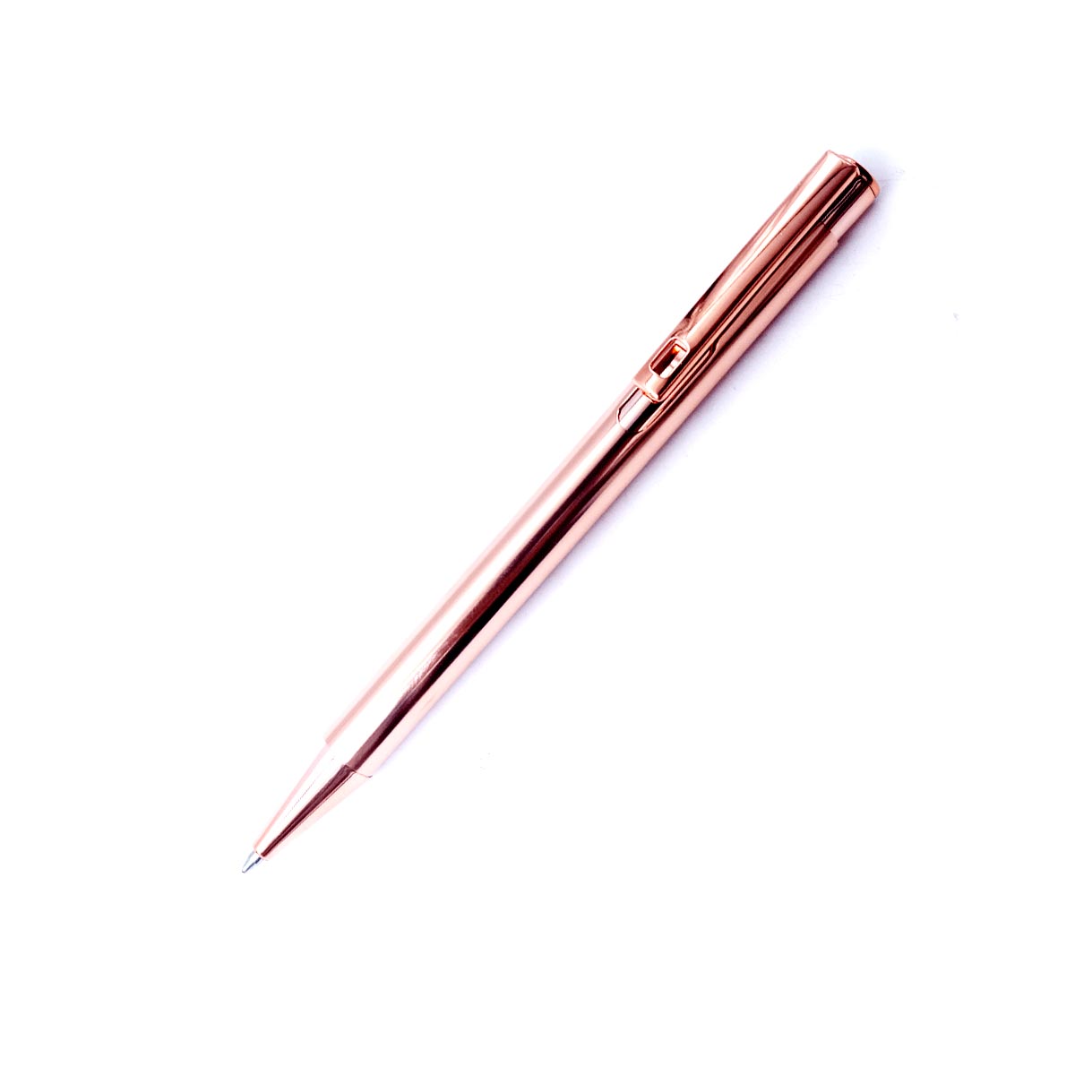 penhouse.in 1381 model Rose gold Retractable Type Ball Pen SKU 26584