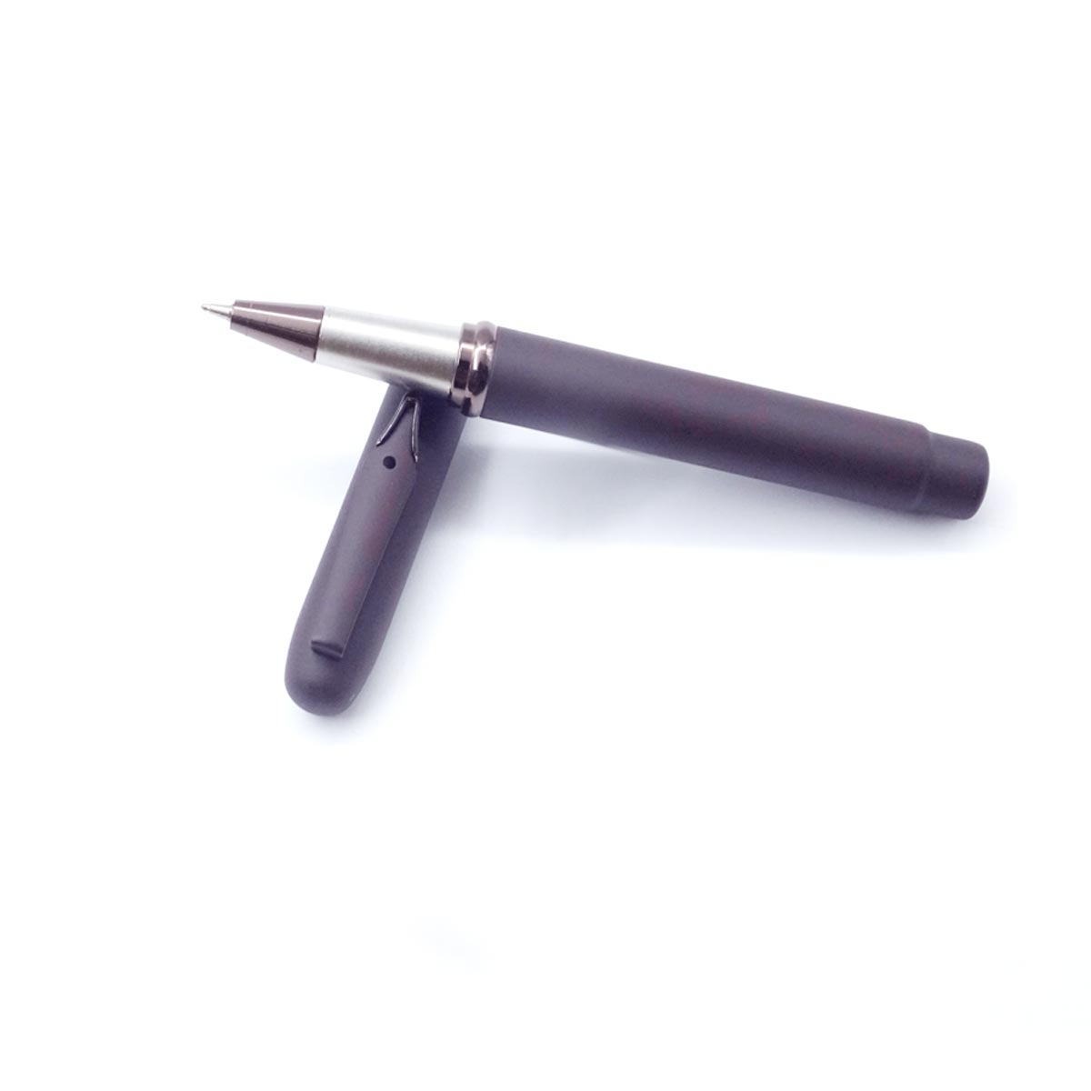penhouse.in Matte Dark Brown Color Magnetic Cap Type  Roller Ball Pen SKU 26689