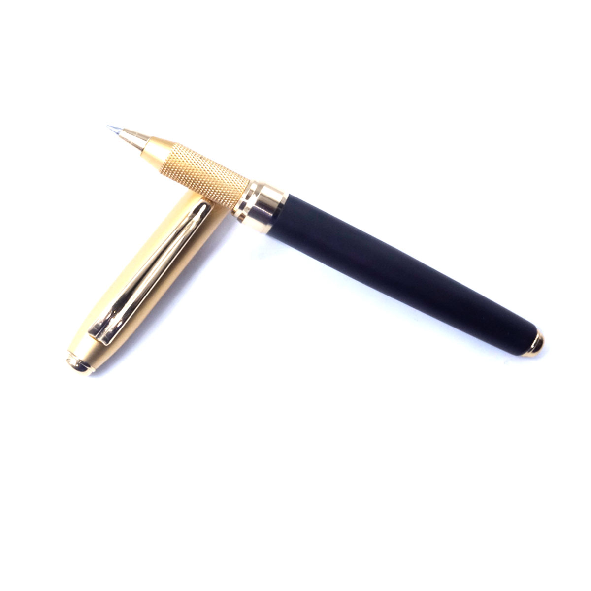 Penhouse.in Black Color Body With Gold Magnetic Cap Type Roller Ball Pen  SKU 26823