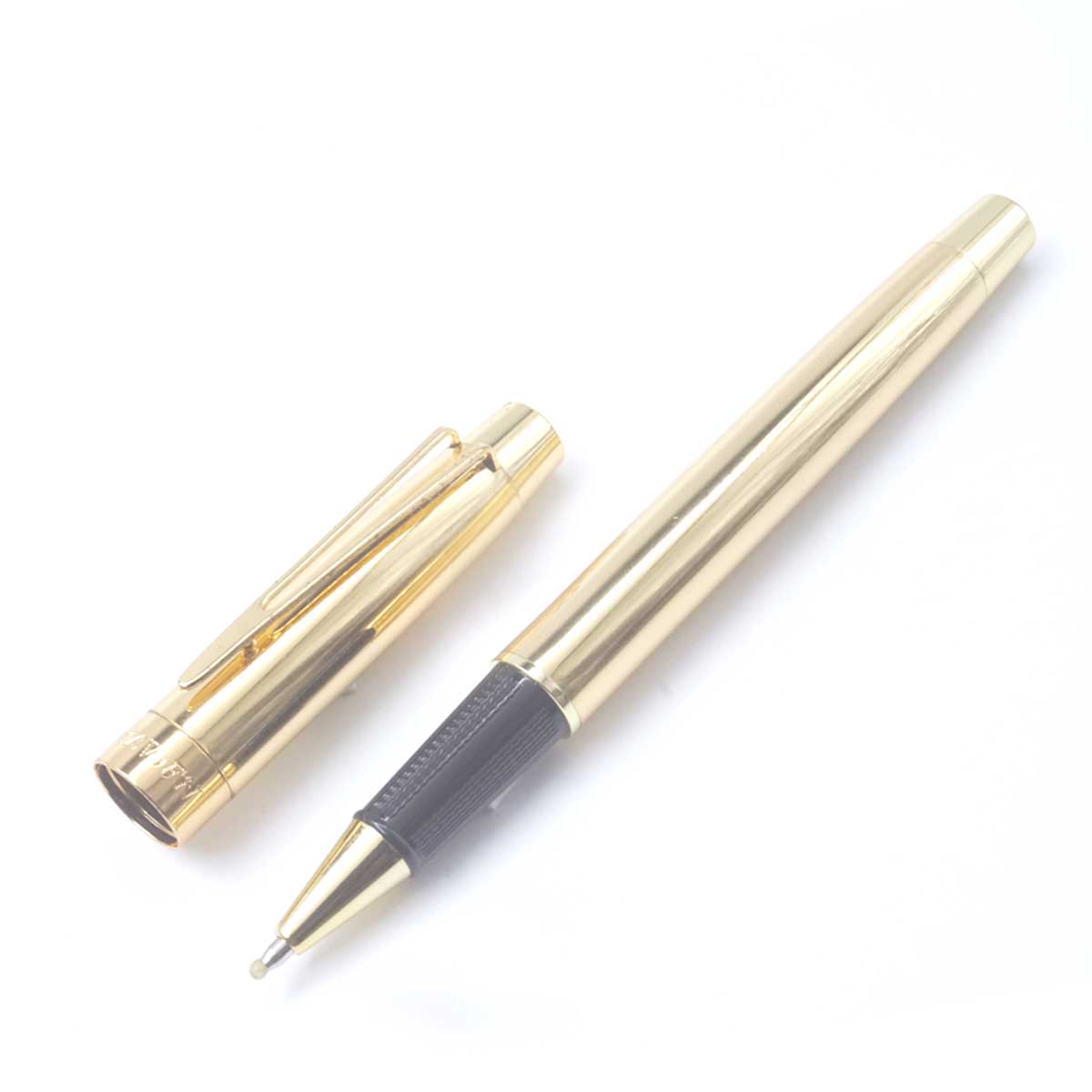 Dikawen 8053 Full Gold Color Body With Gold Clip Cap Type Roller Ball Pen SKU 26873