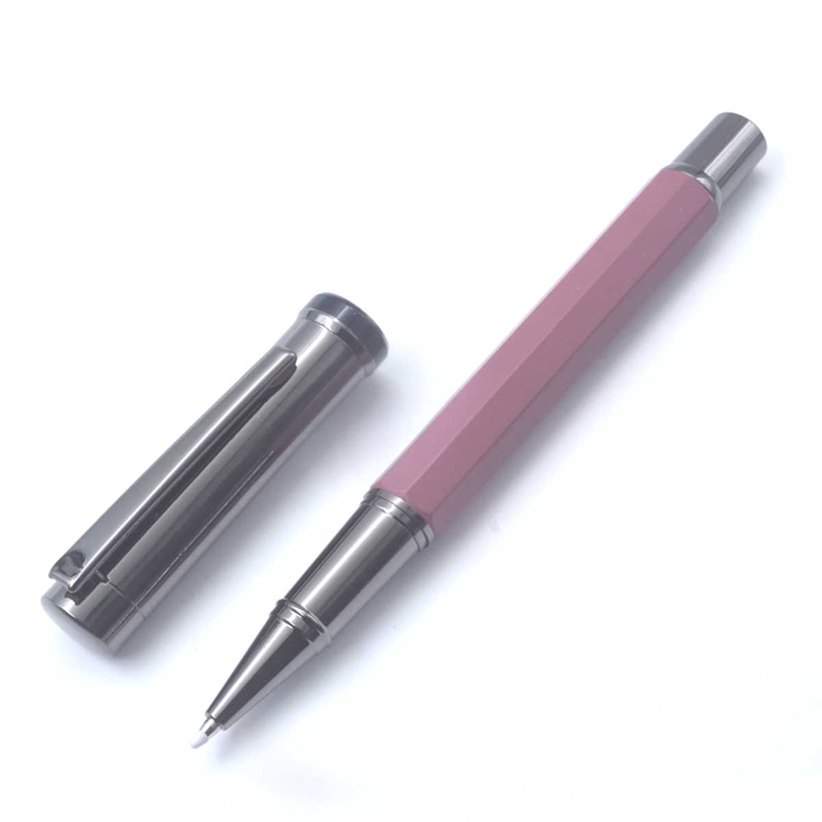 penhouse.in 1809 Matte purple With Metal Clip Fine Tip Cap Type Roller Ball Pen SKU 26904