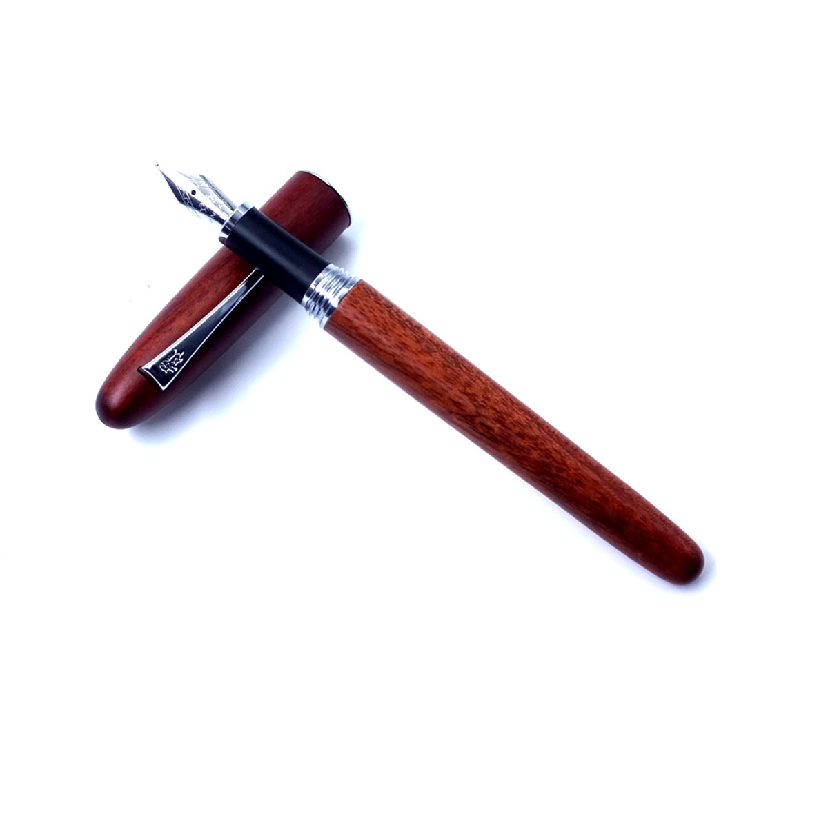 Jinhao 9026 Rose Wooden Finish Body With Medium Nib Converter Type Fountain Pen SKU 26968