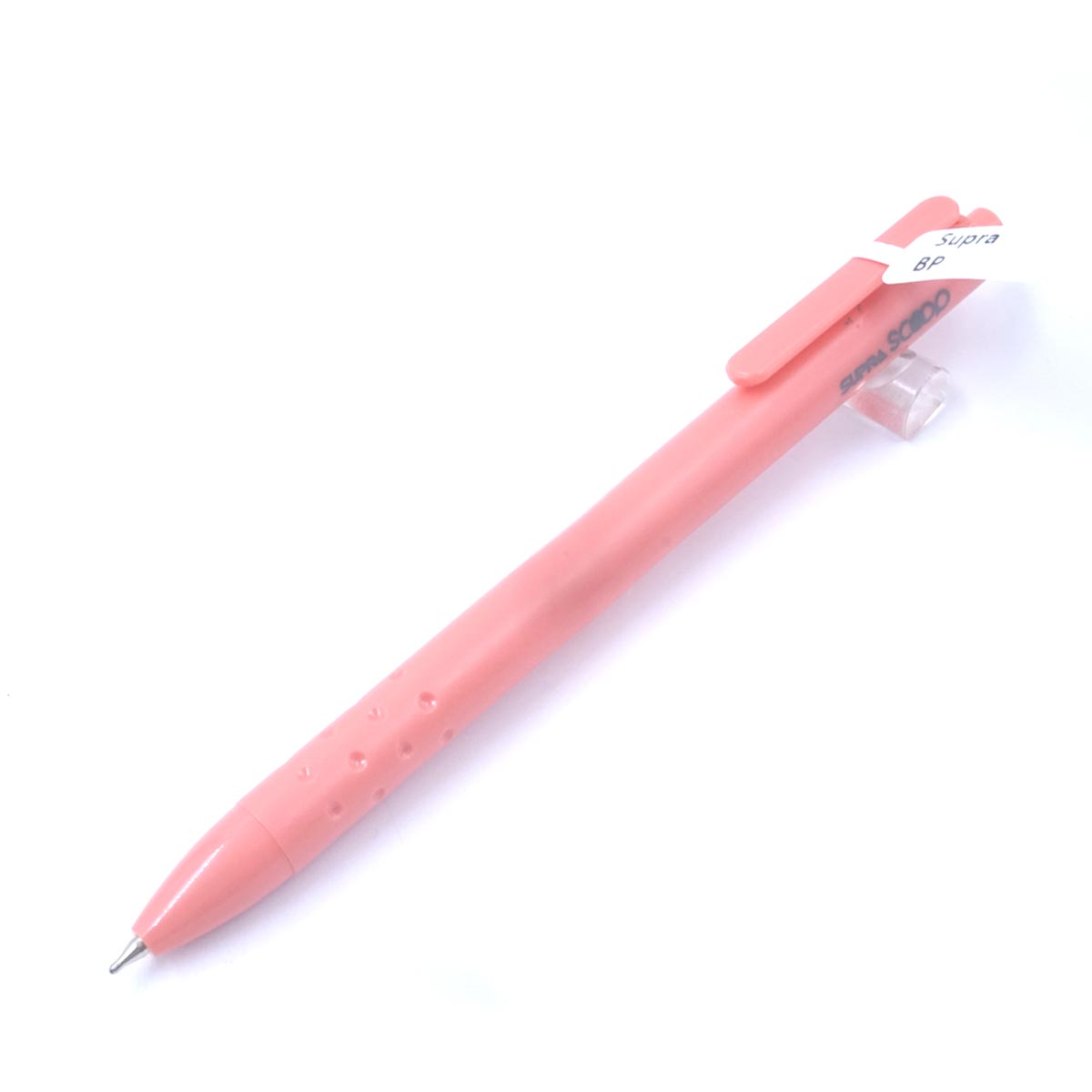 Supra Orange Color Body   Blue Writing Retractable Type Ball Pen  SKU 27026