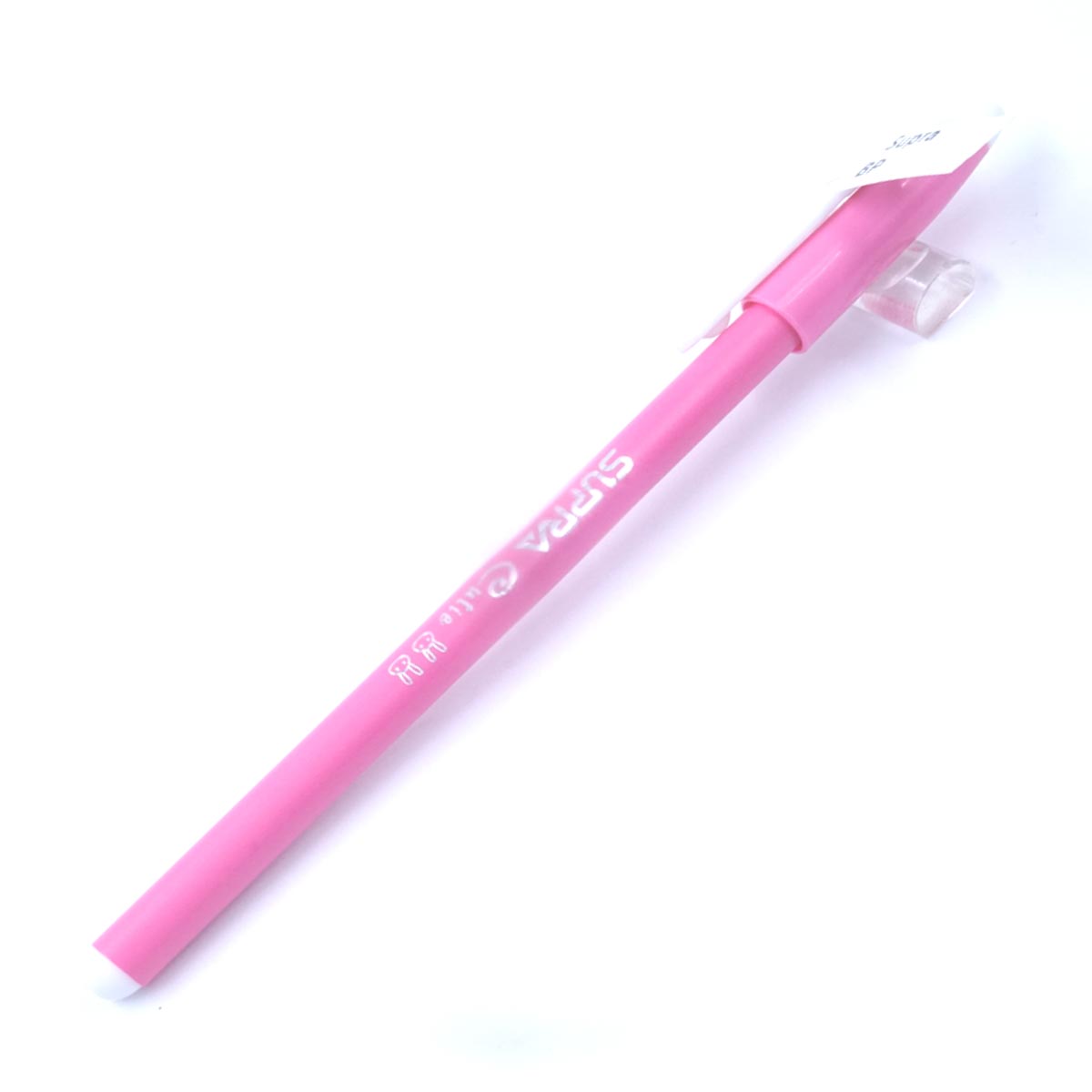 Supra Cutie Pink Color Body Blue Writing Cap Type Ball Pen SKU 27042