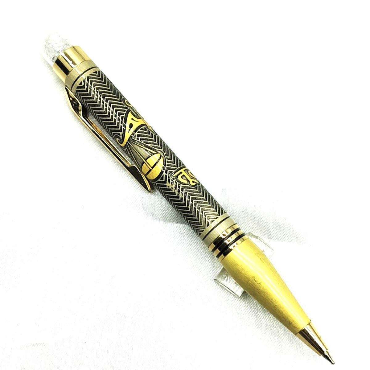 penhouse.in Zodiac Libra Design Top On Crystal Twist Type Ball Pen SKU 27261