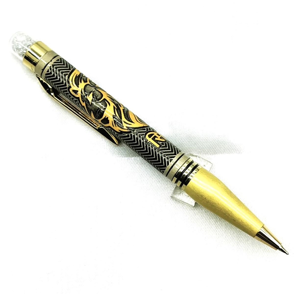 penhouse.in Zodiac Leo Design Top On Crystal Twist Type Ball Pen SKU 27262