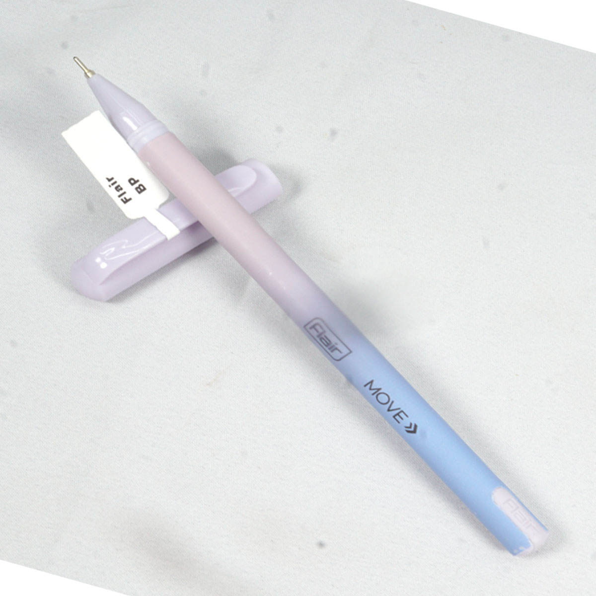 Flair Move Purple  With Blue Color Body Cap Type Ball Pen  SKU 27400