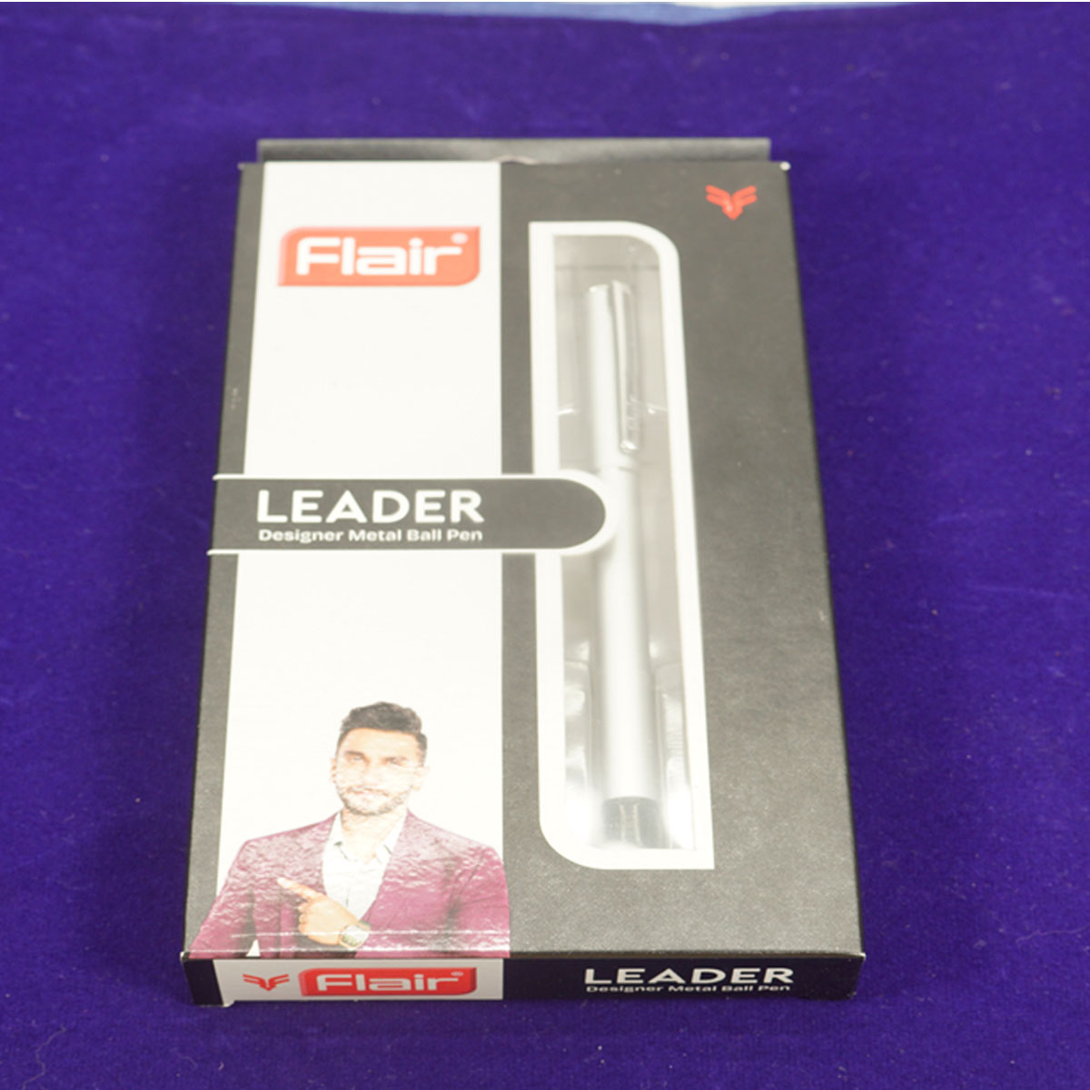 Flair Leader Silver Color Body With Silver Clip Cap Type Ball Pen SKU 27417