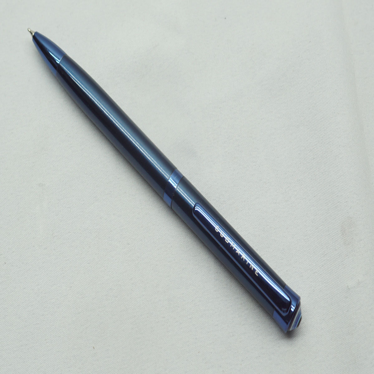 Submarine 1572 Blue Color Body Top On Evil Eye Design Twist Type Ball Pen SKU 27481