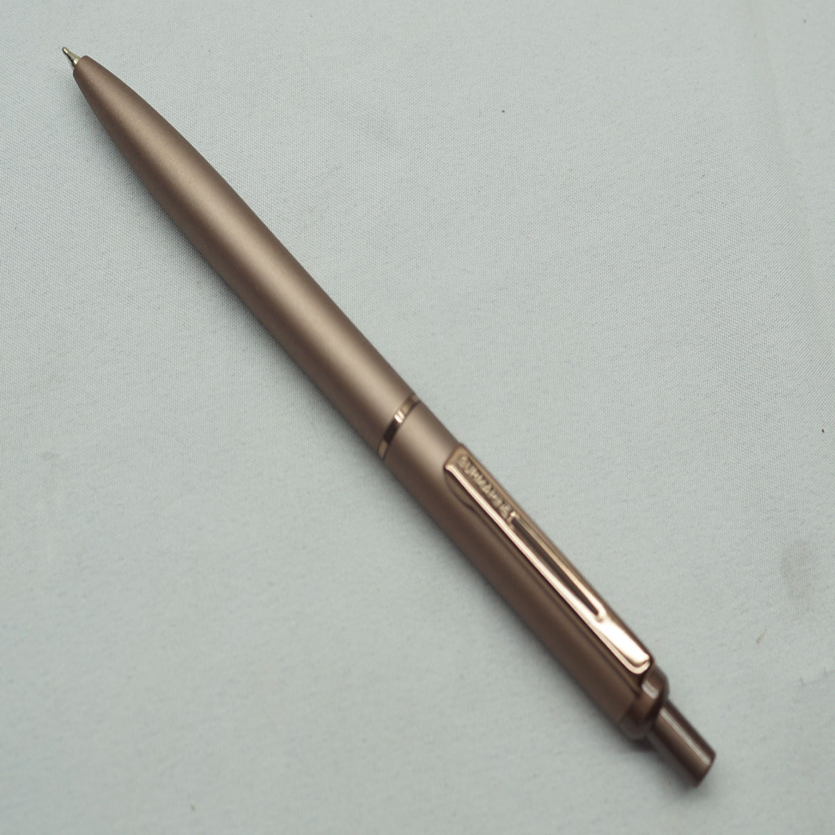 Submarine 3028 Brown Color Body and Clip Retractable  Ball Pen  SKU 27485