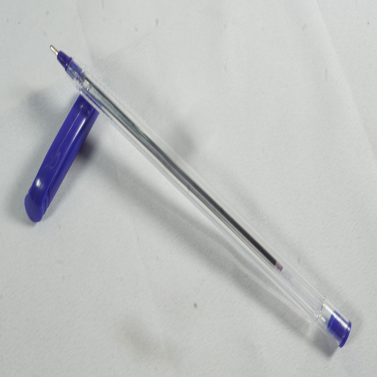 Ukoba Tranparent Body  Blue Cap and Blue Writing Ball Pen SKU 27510