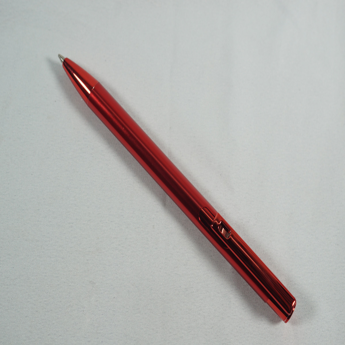 penhouse.in Metal Red Color Body and Red Clip Retractable Ball Pen SKU 27515